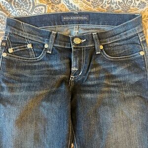 Rock & Republic Women's Dark Blue Skinny Jeans